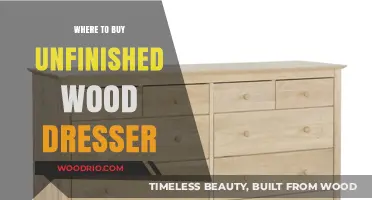 Top Places to Buy Unfinished Wood Dressers for Customization