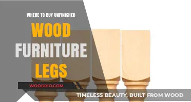 Best Places to Buy Unfinished Wood Furniture Legs Online & Locally