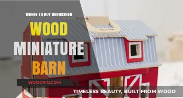 Best Places to Purchase Unfinished Wood Miniature Barns Online