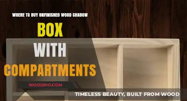 Best Places to Buy Unfinished Wood Shadow Boxes with Compartments