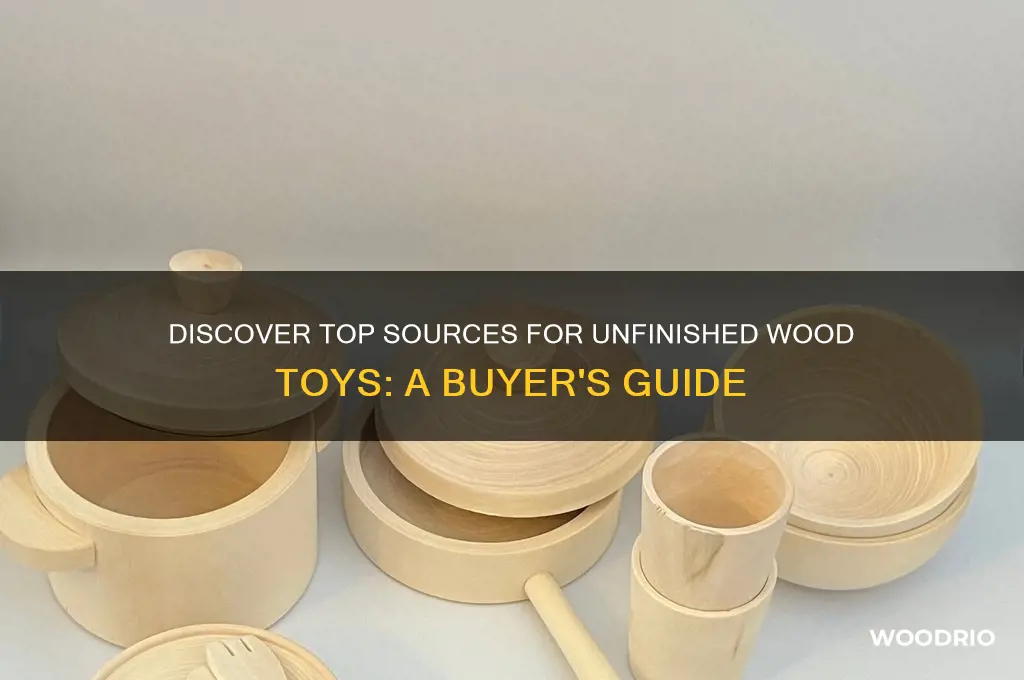 where to buy unfinished wood toys