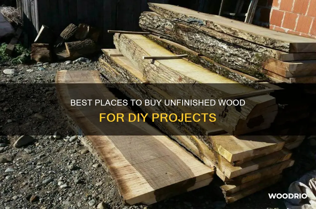 where to buy unfinished wood