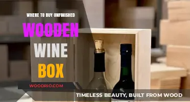 Where to Find and Buy Unfinished Wooden Wine Boxes Online