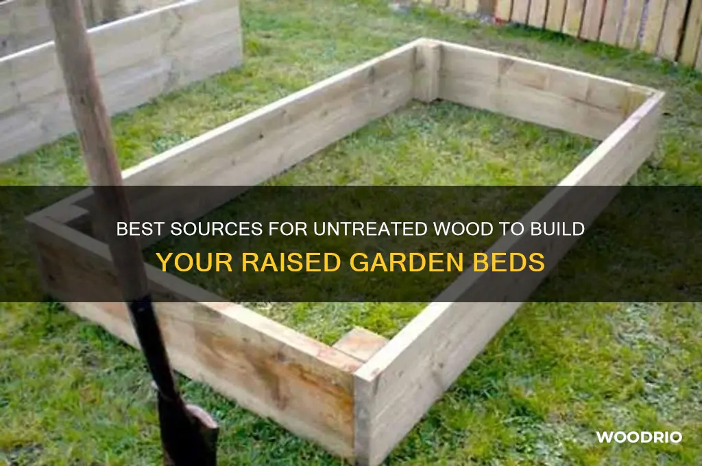 where to buy untreated wood for raised beds