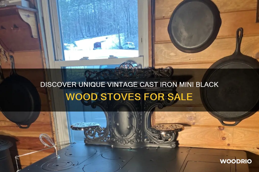 where to buy vintage-cast-iron-mini-black-wood-stove