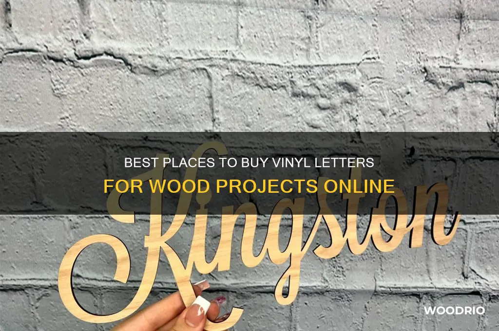 where to buy vinyl letters for wood