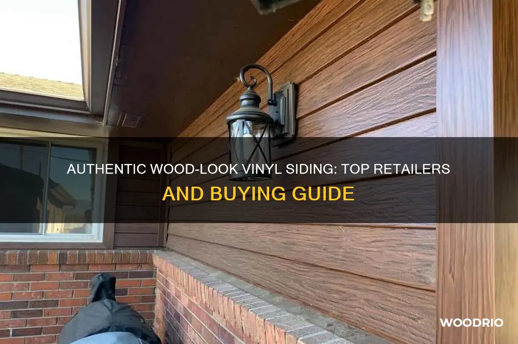 where to buy vinyl siding that looks like wood