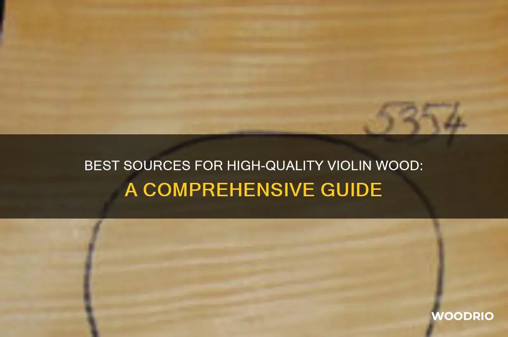 where to buy violin wood