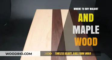 Best Places to Buy Quality Walnut and Maple Wood Online & Locally