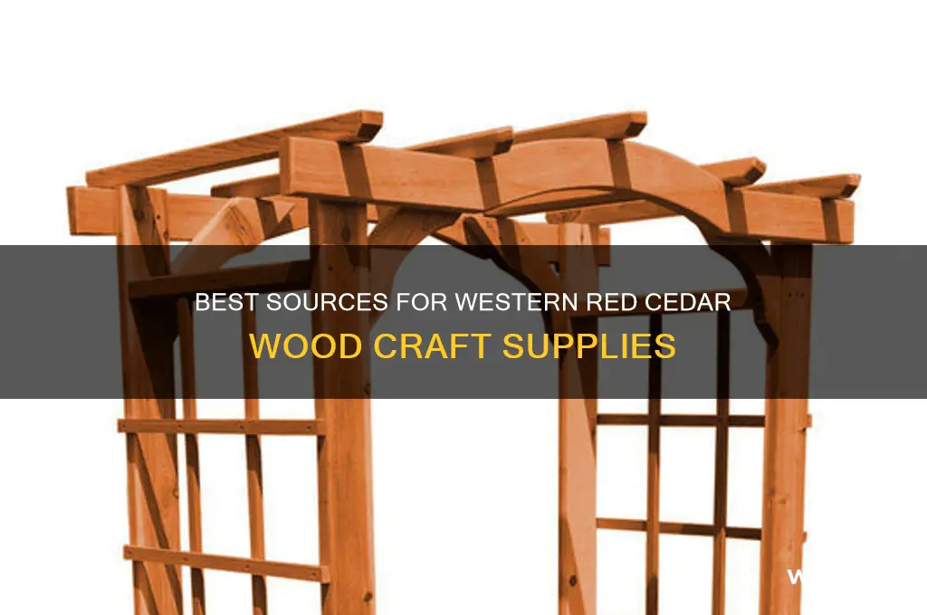 where to buy western red ceder wood for crafts