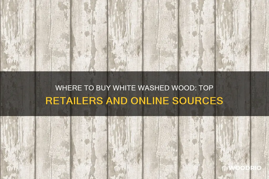where to buy white washed wood