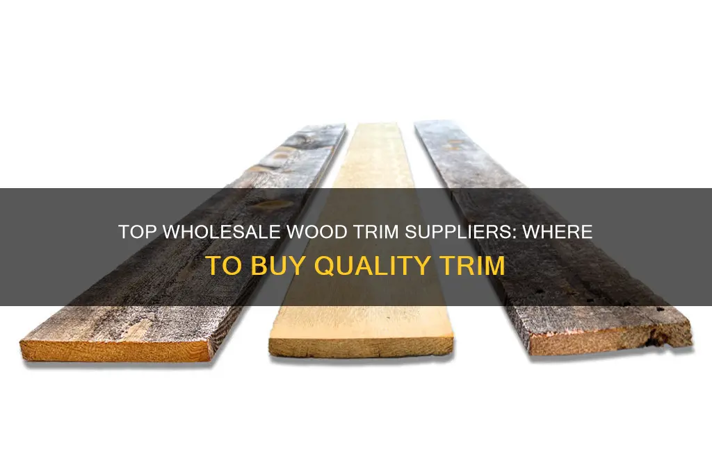 where to buy wholesale wood trim