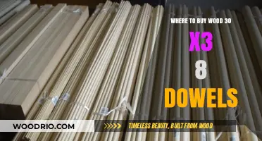 Best Places to Purchase 30 x 3/8 Wood Dowels Online & Locally
