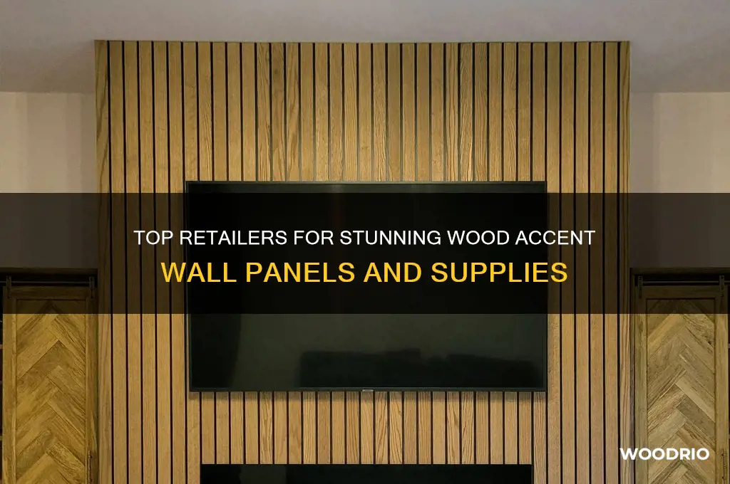 where to buy wood accent wall