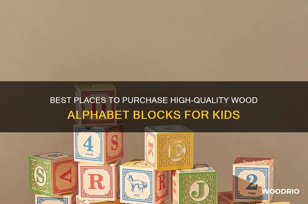 where to buy wood alphabet blocks