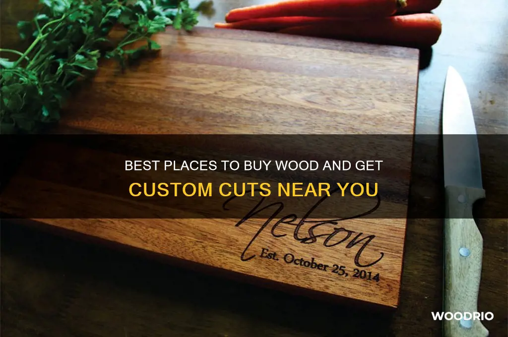 where to buy wood and cut