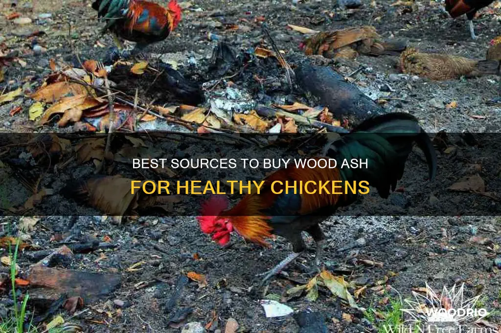 where to buy wood ash for chickens