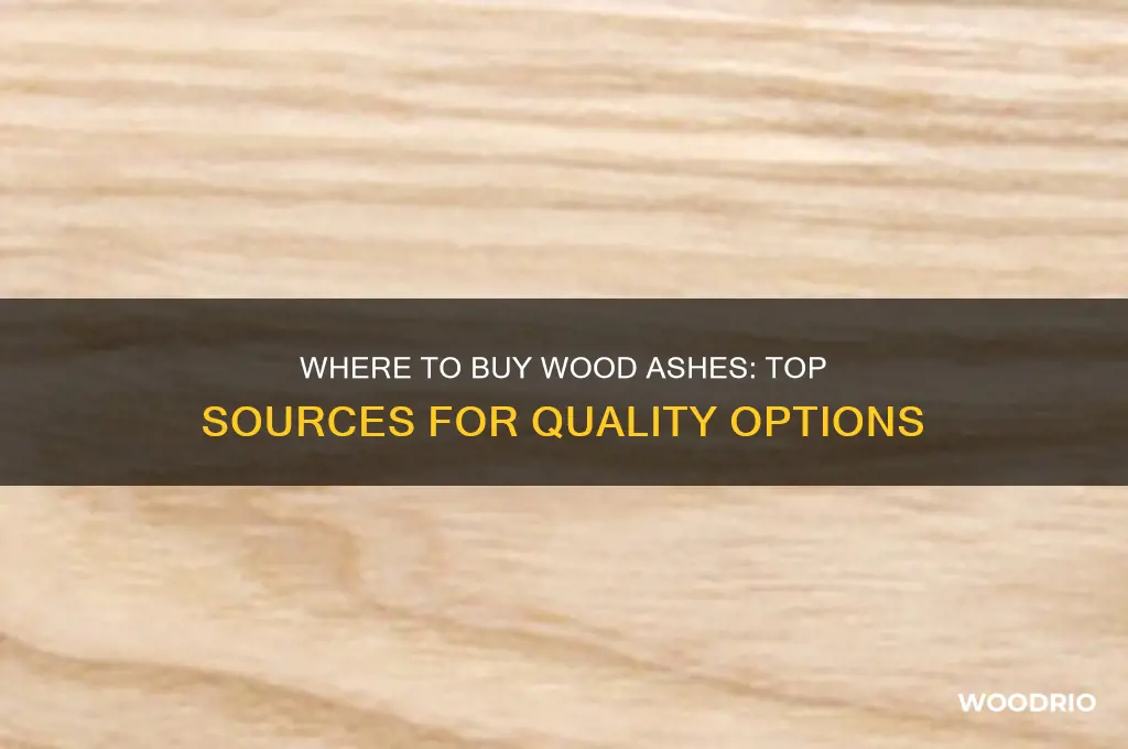 where to buy wood ashes