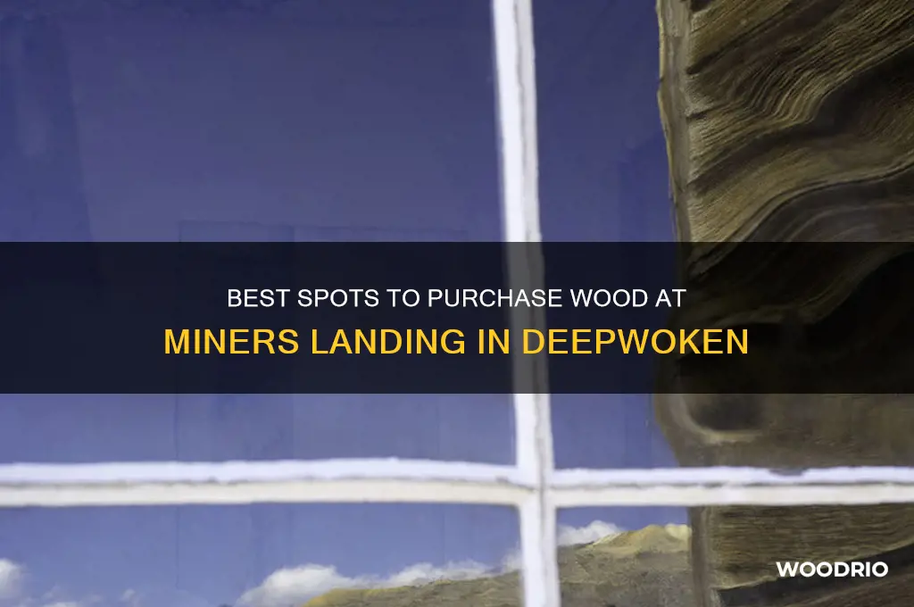 where to buy wood at miners landing deepwoken