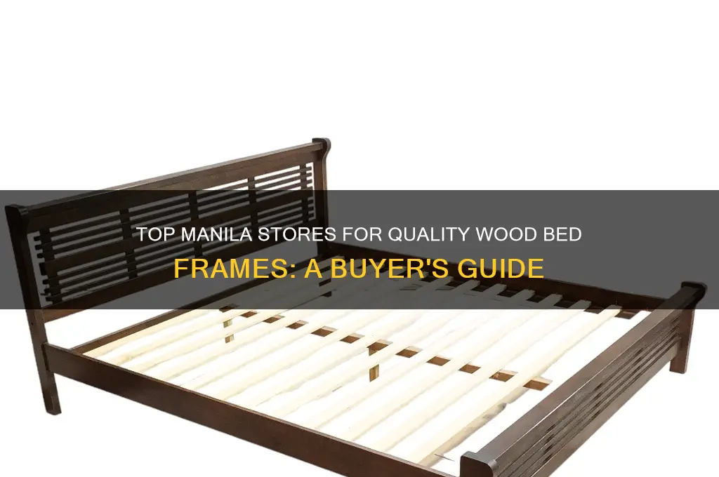 where to buy wood bed frame in manila