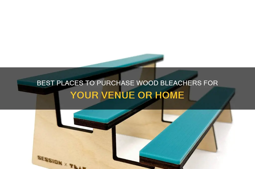where to buy wood bleachers