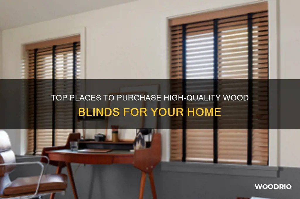 where to buy wood blinds