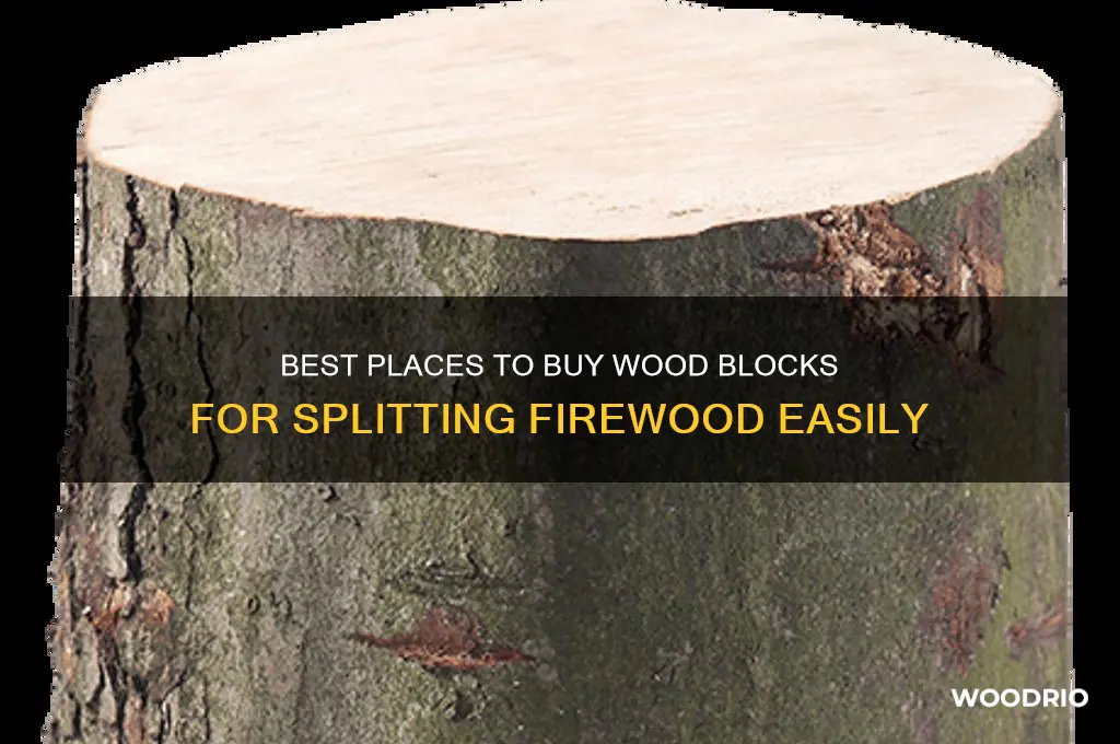 where to buy wood block to split wood