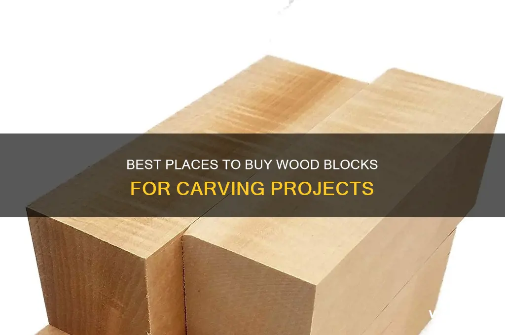where to buy wood blocks for carving
