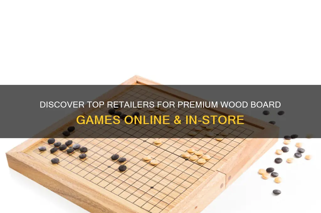 where to buy wood board games