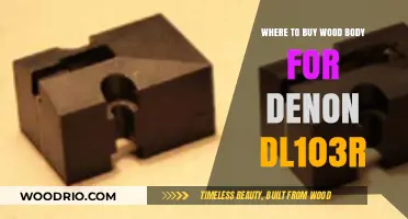 Best Places to Purchase Wood Bodies for Denon DL103R Cartridges