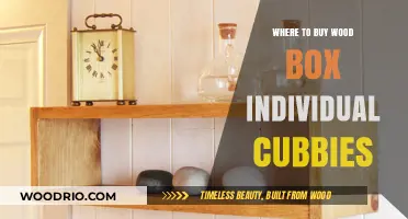 Best Places to Buy Individual Wood Box Cubbies for Storage