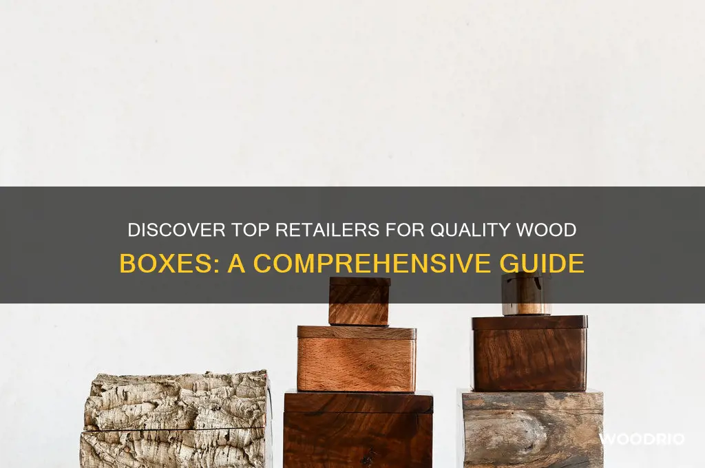 where to buy wood boxes