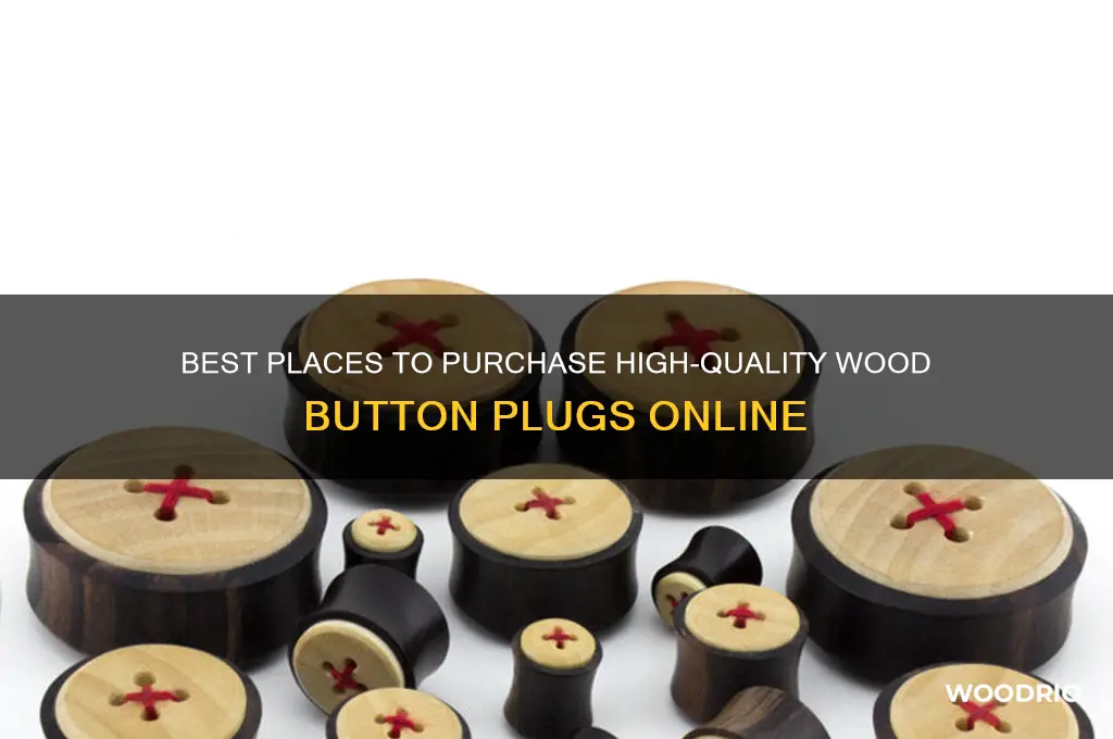 where to buy wood button plugs