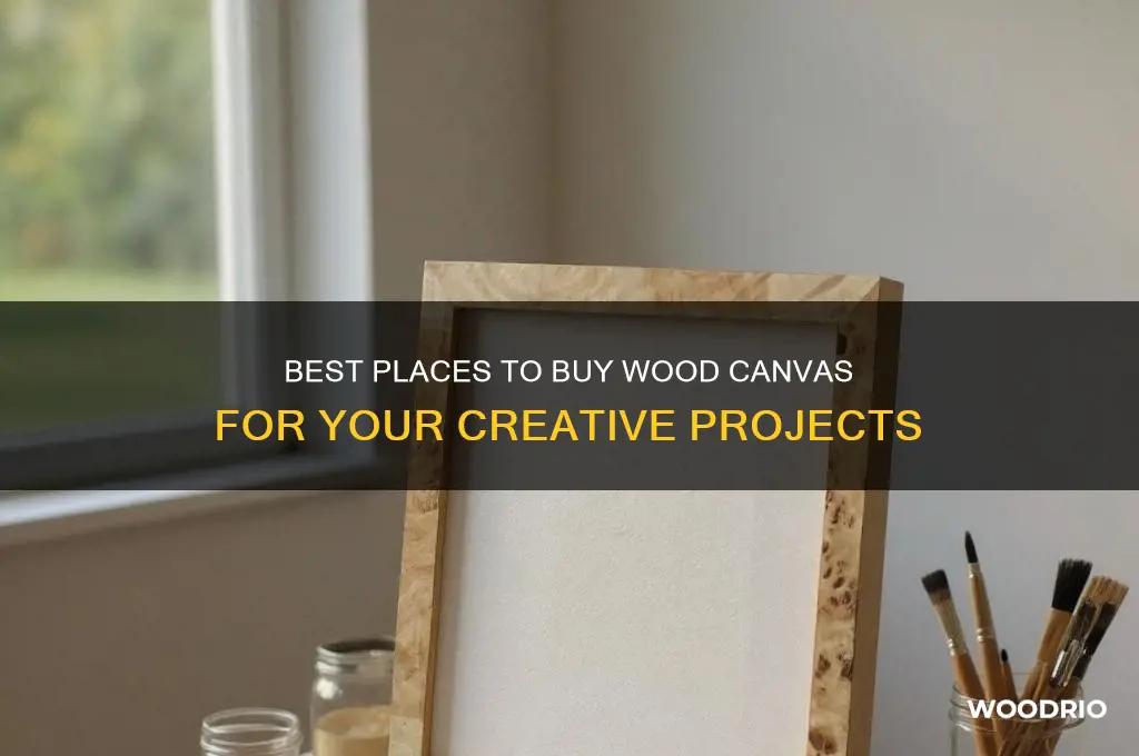 where to buy wood canvas
