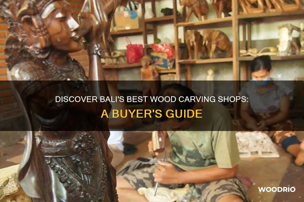 where to buy wood carving in bali
