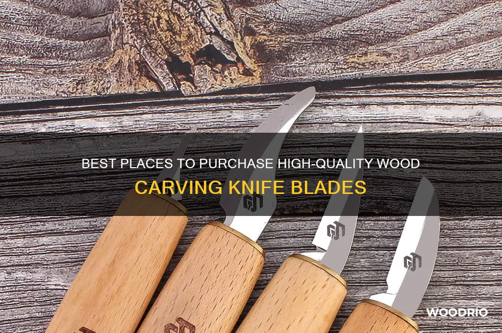 where to buy wood carving knife blades