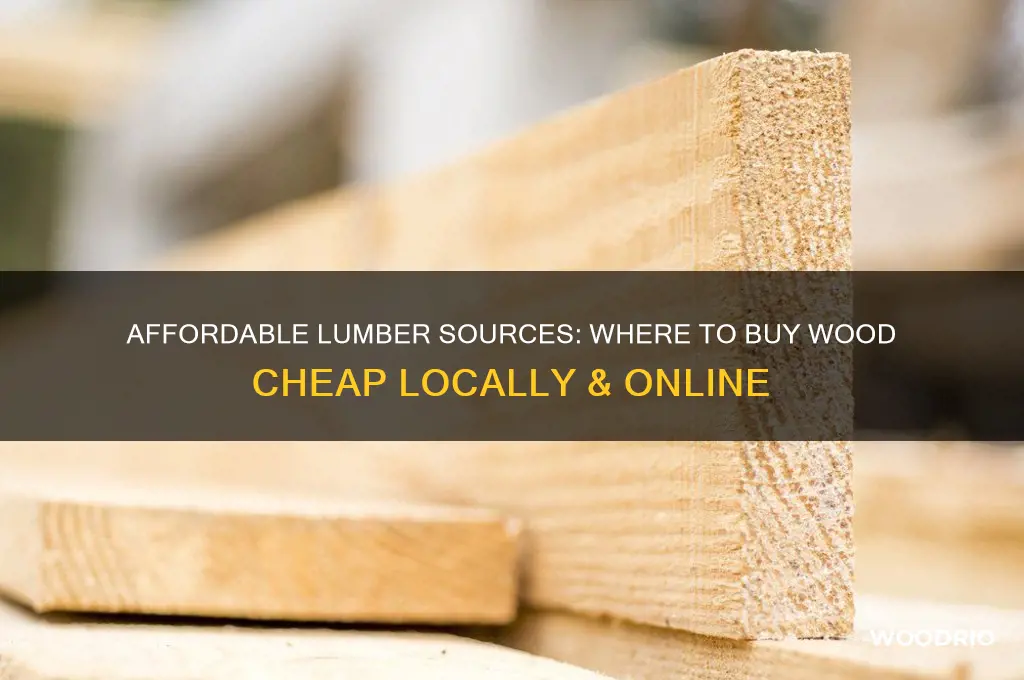 where to buy wood cheap