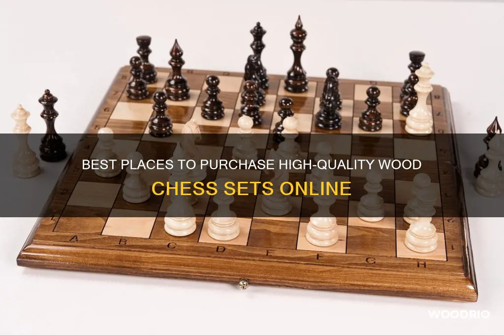 where to buy wood chess sets