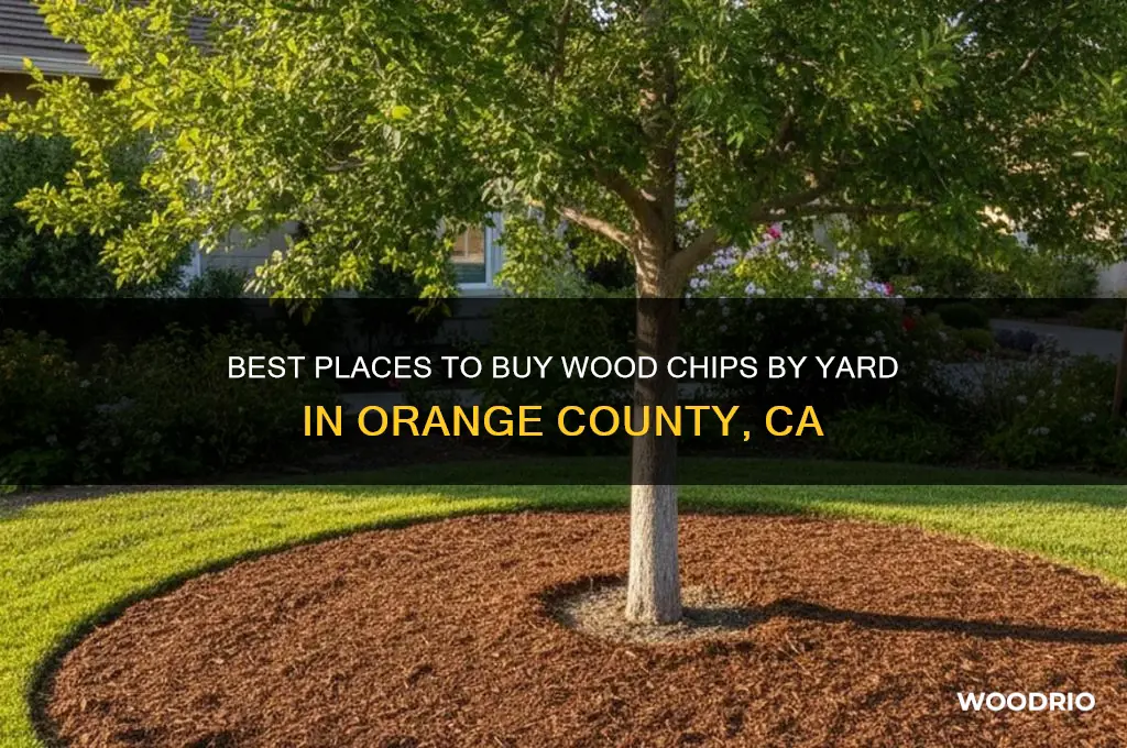 where to buy wood chips by yard orange county ca