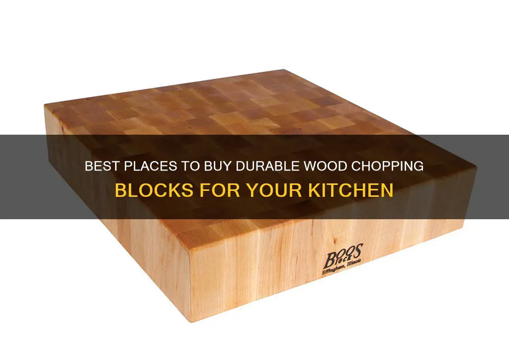 where to buy wood chopping blocks