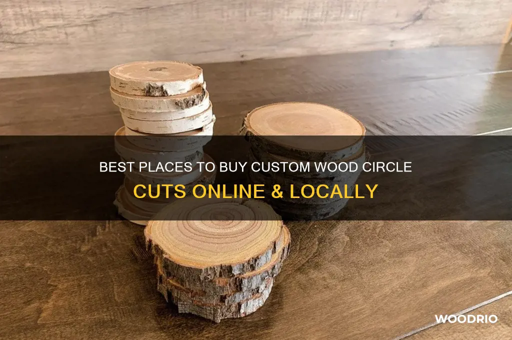 where to buy wood circle cuts