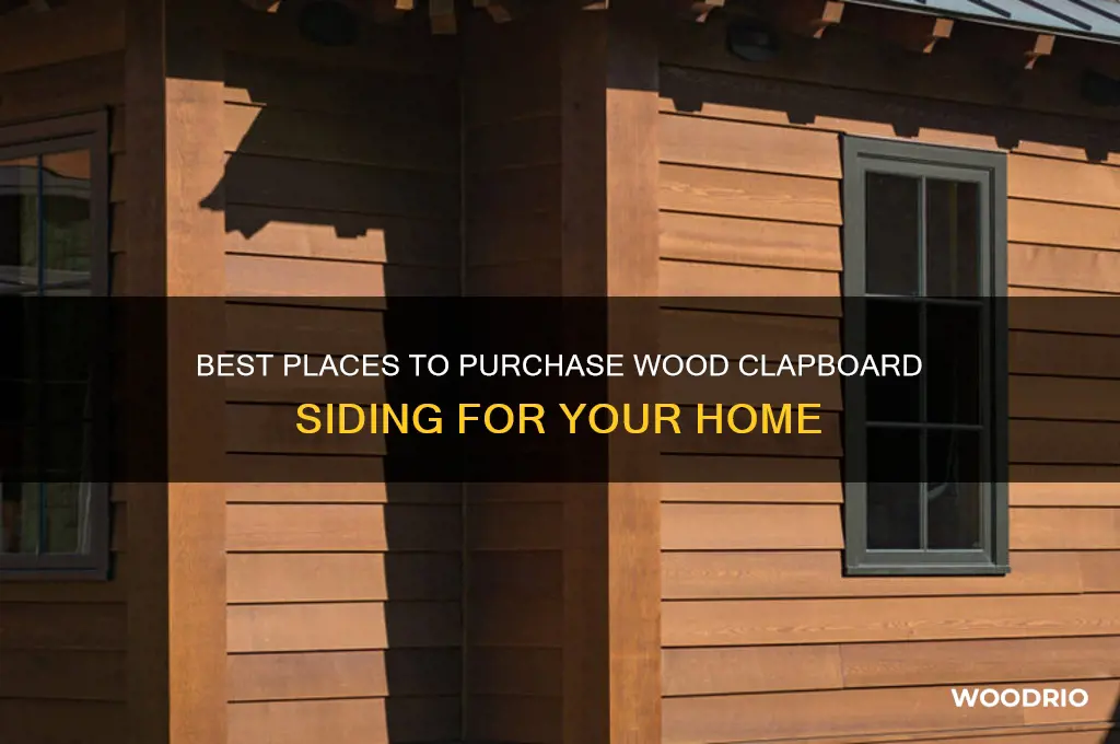 where to buy wood clapboard siding