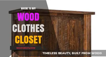 Best Places to Buy Wood Clothes Closets for Your Home