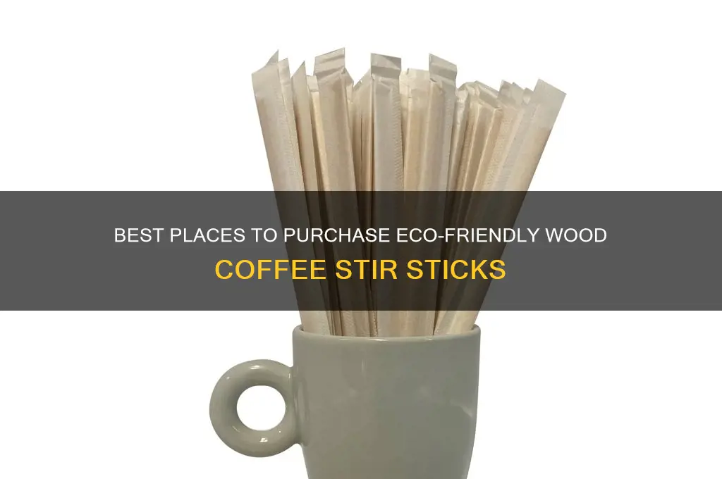 where to buy wood coffee stir sticks