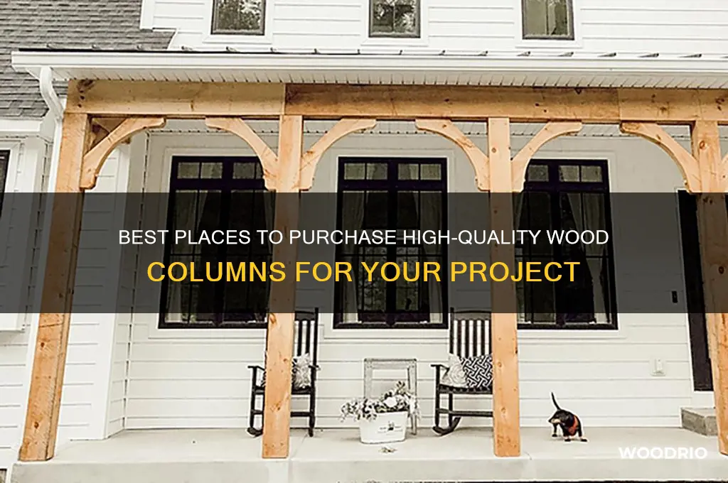 where to buy wood columns