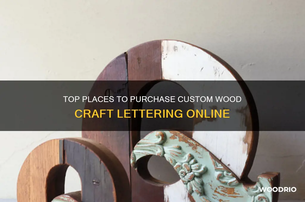 where to buy wood craft lettering
