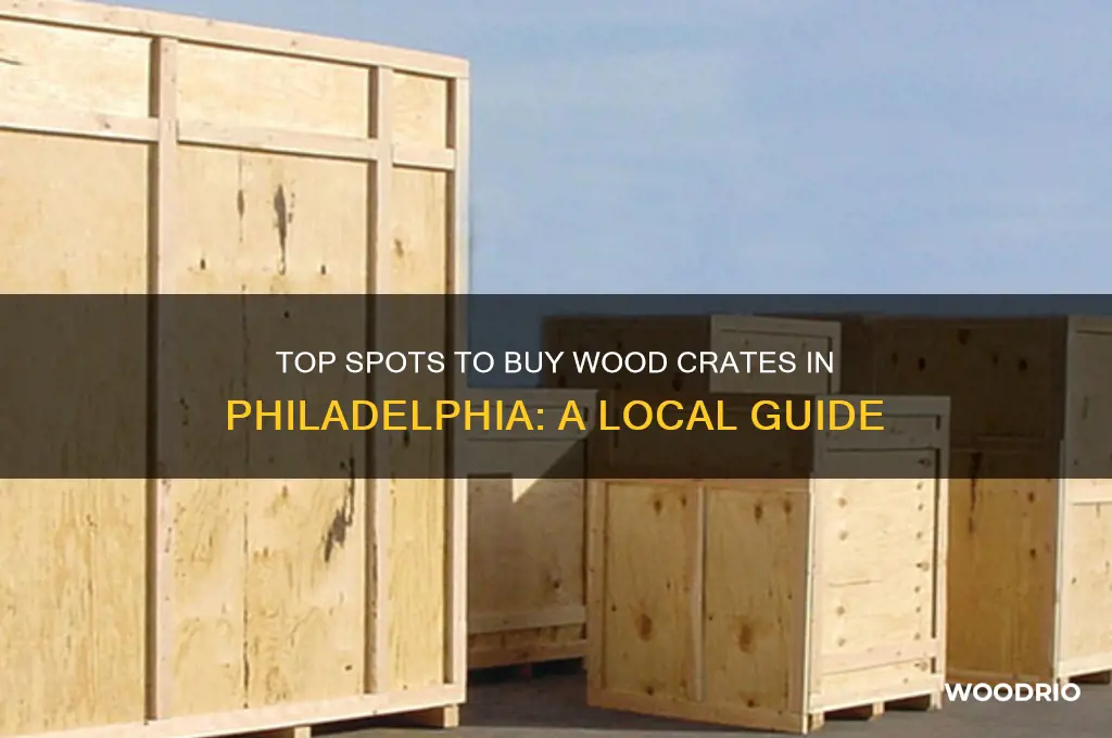 where to buy wood crates philadelphia