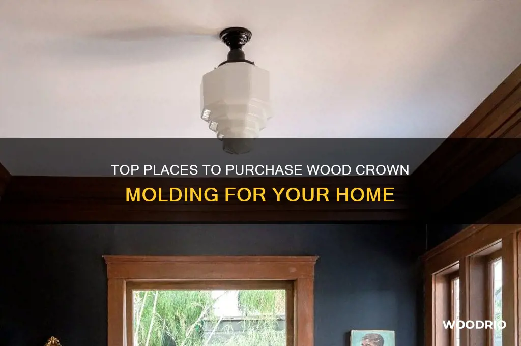 where to buy wood crown molding