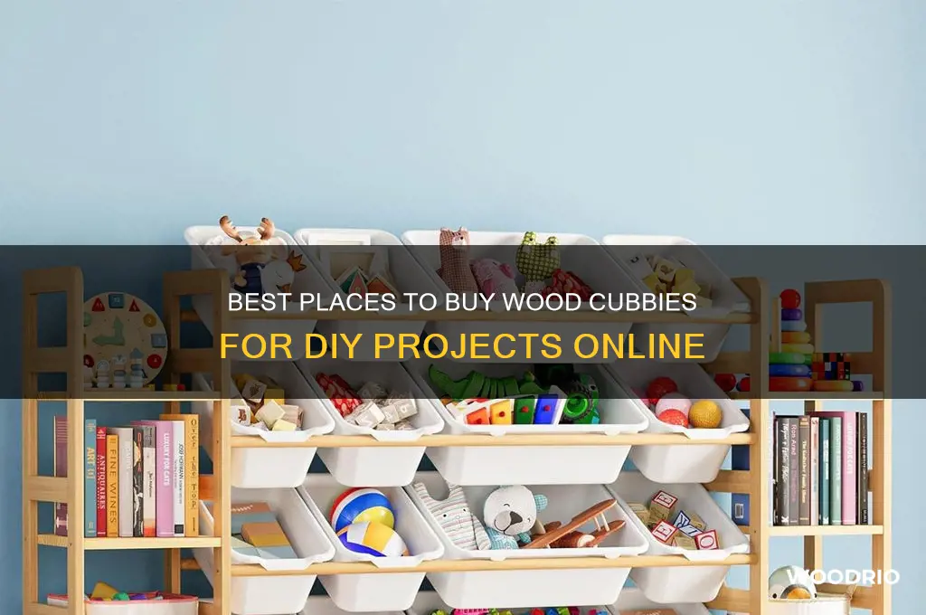 where to buy wood cubbies for diy projects