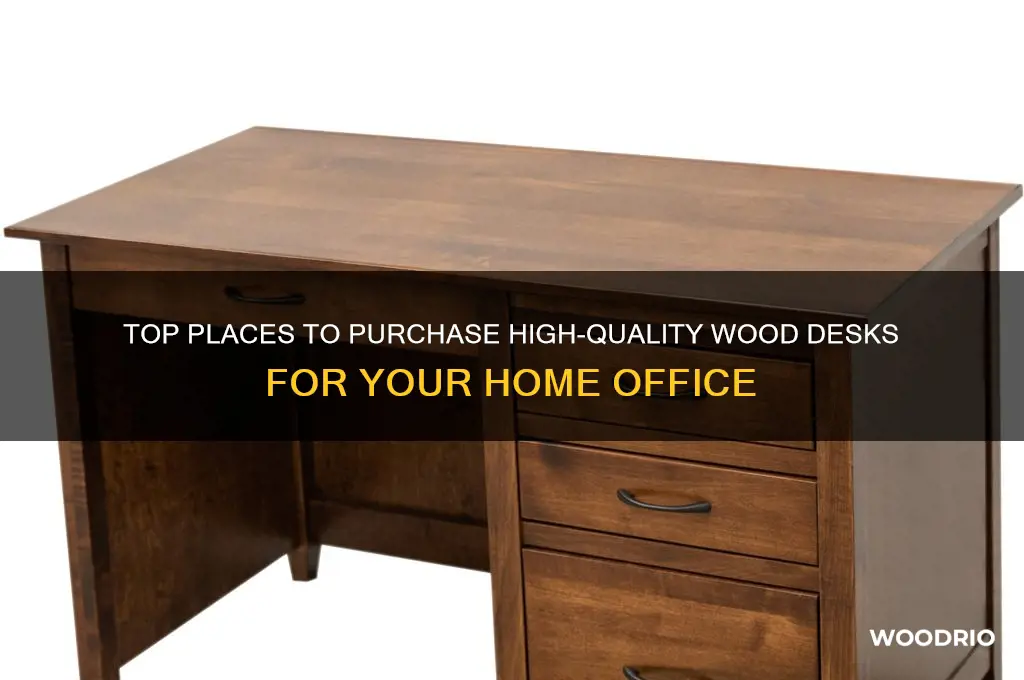 where to buy wood desk